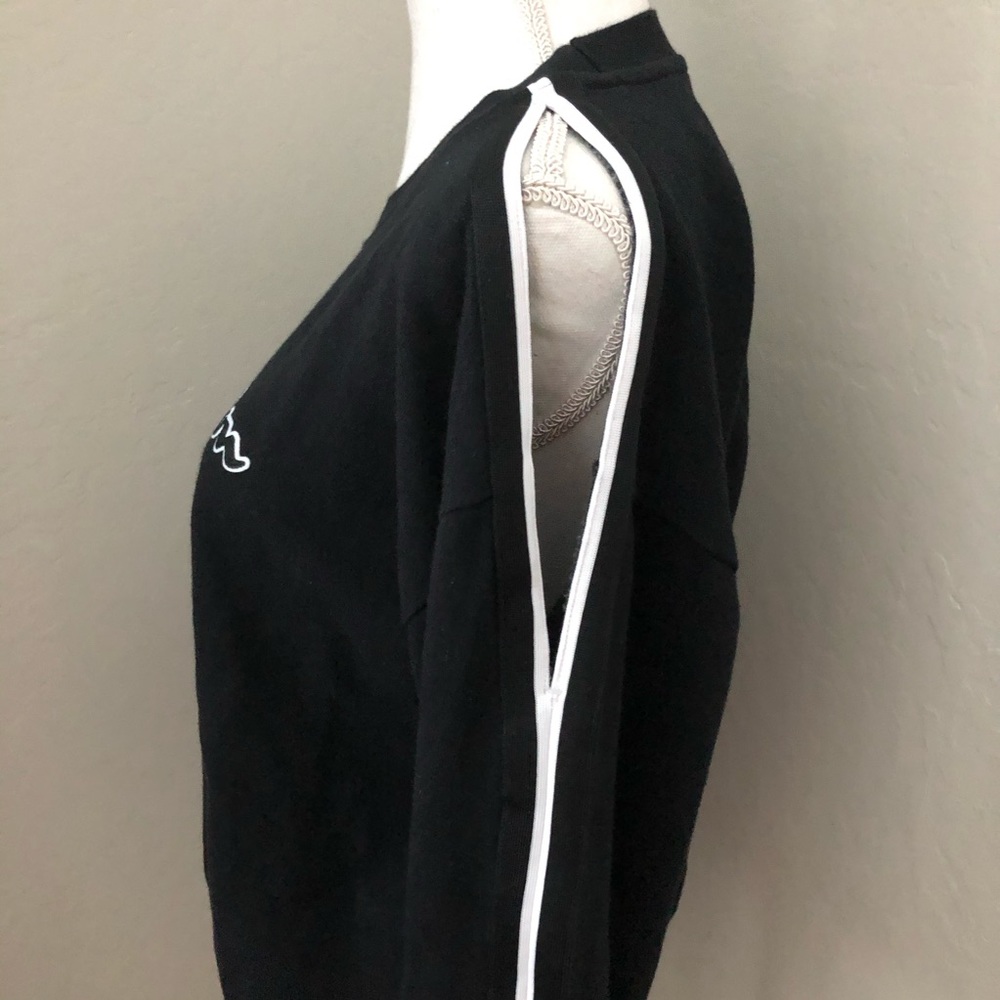 Champion Vintage-Dye Fleece Cold-Shoulder Shirt M - Picture 5 of 7